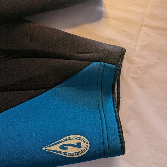 O'NEILL NEOPRENE diving wetsuit scuba SHORTS Sz L or 27-28W 2MM Drawstring LOGO - Picture 6 of 11